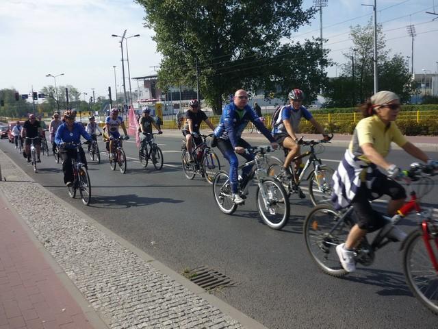 Ulica Gdańska koło stadionu