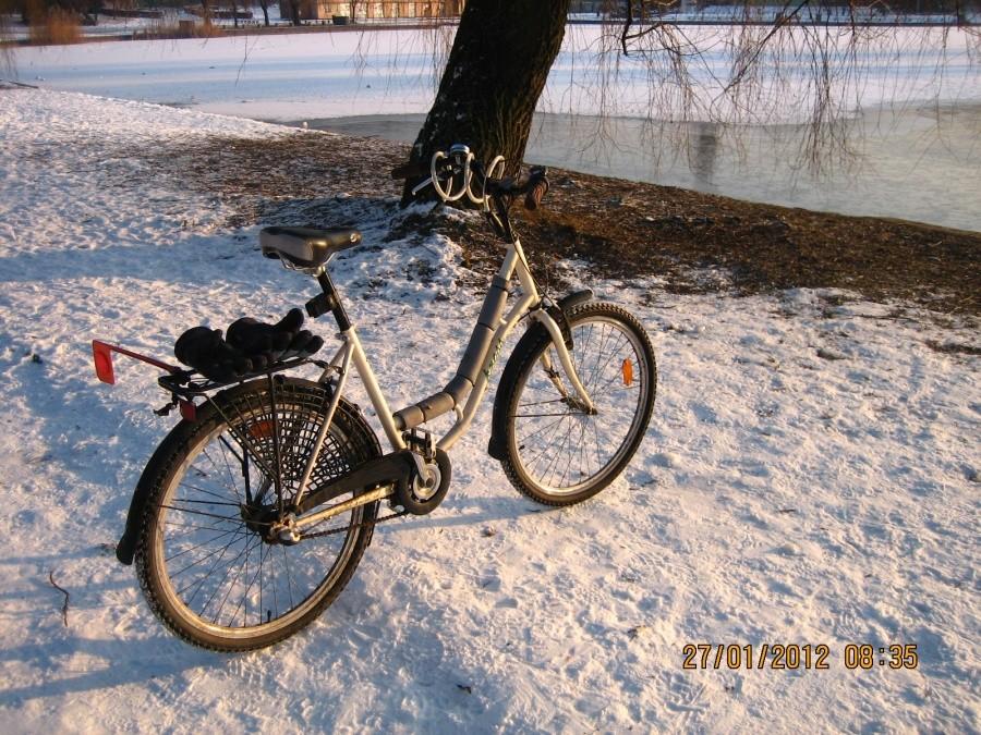 Rower nie dostaje w kość - patrz wpis z 16 stycznia