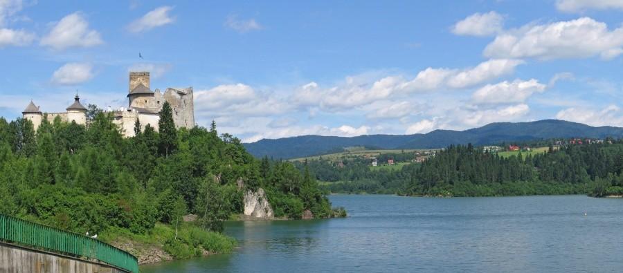 Panorama zamku w Niedzicy