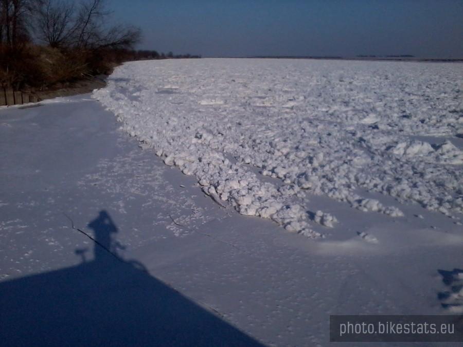 Wisła skisła... znaczy zamarzła :)