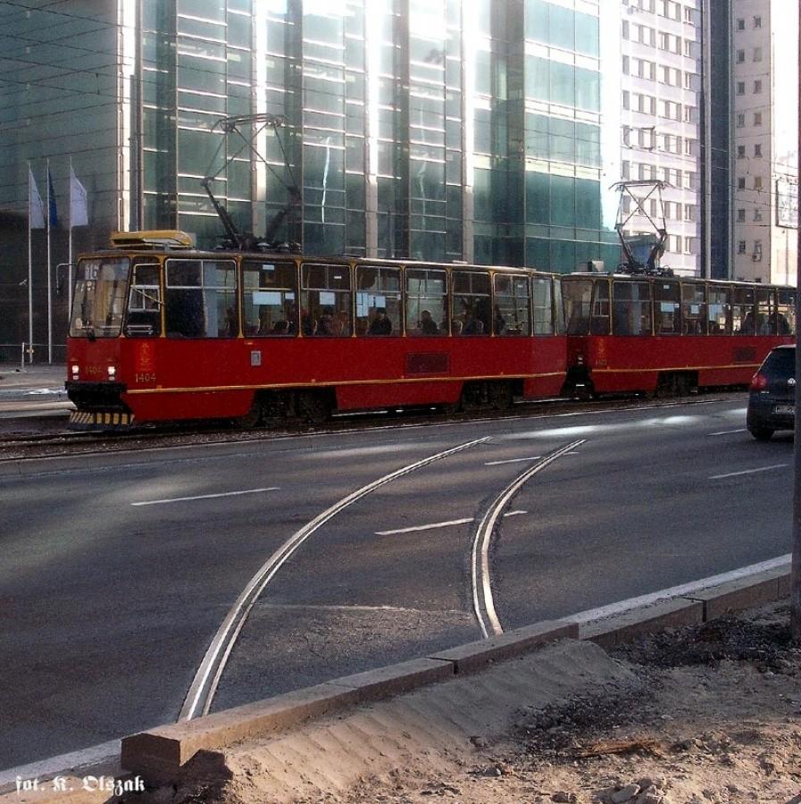 Tu było rondo, tu jeździł tramwaj