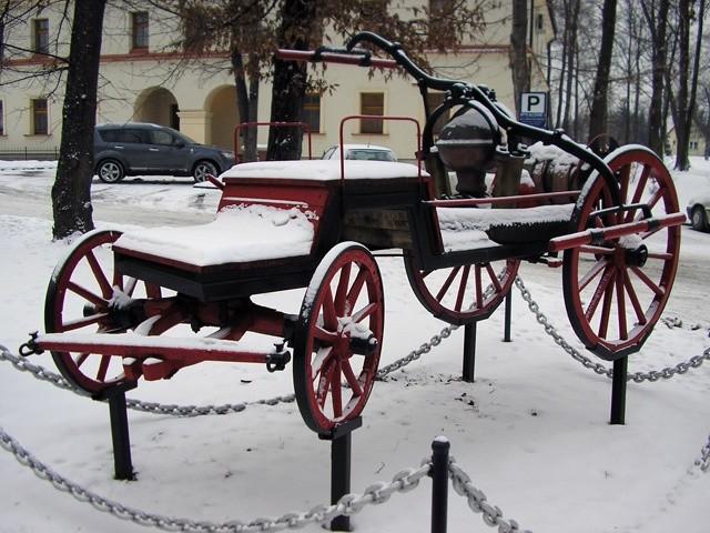 Stary wóz strażacki
