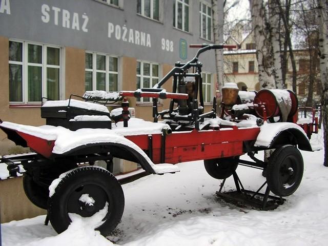 Trochę nowszy wóz strażacki