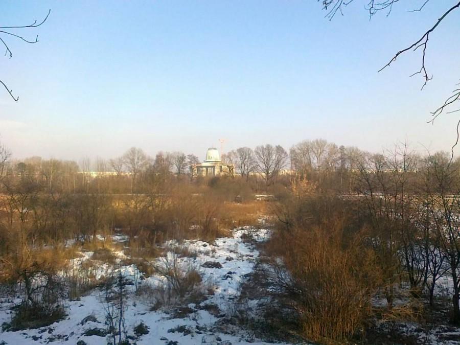 Z daleka- Świątynia Opatrzności Bożej