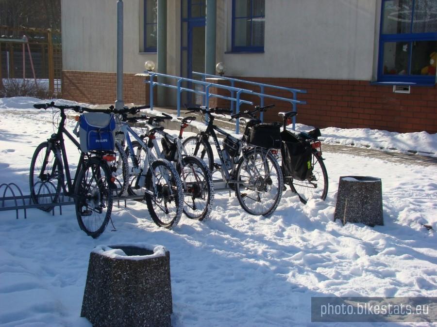 Wreszcie cywilizacja. Rumaki na "parkingu" .