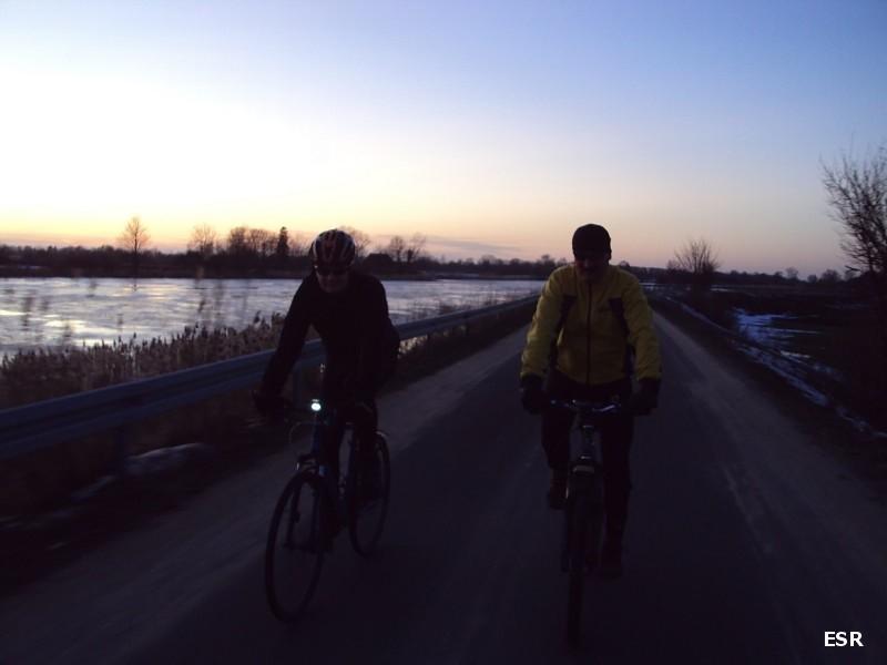 Wieczór nad Nogatem