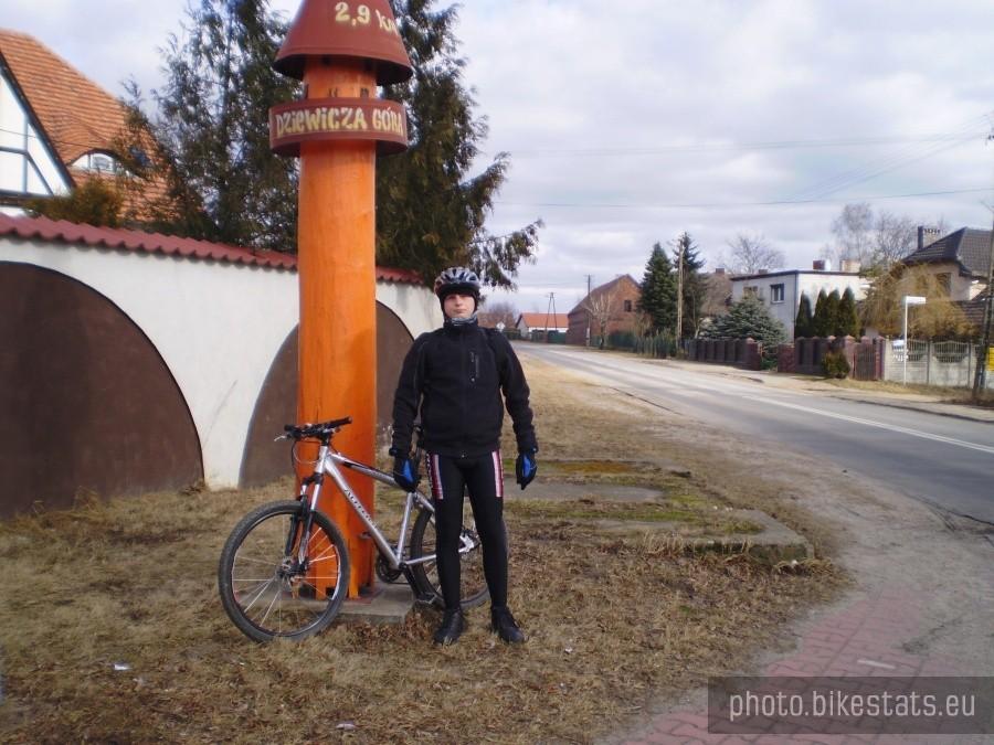 Drogowskaz na Dziewiczą Górę