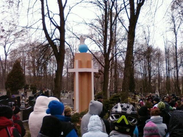 Uroczystości przy pomniku w Dobrej