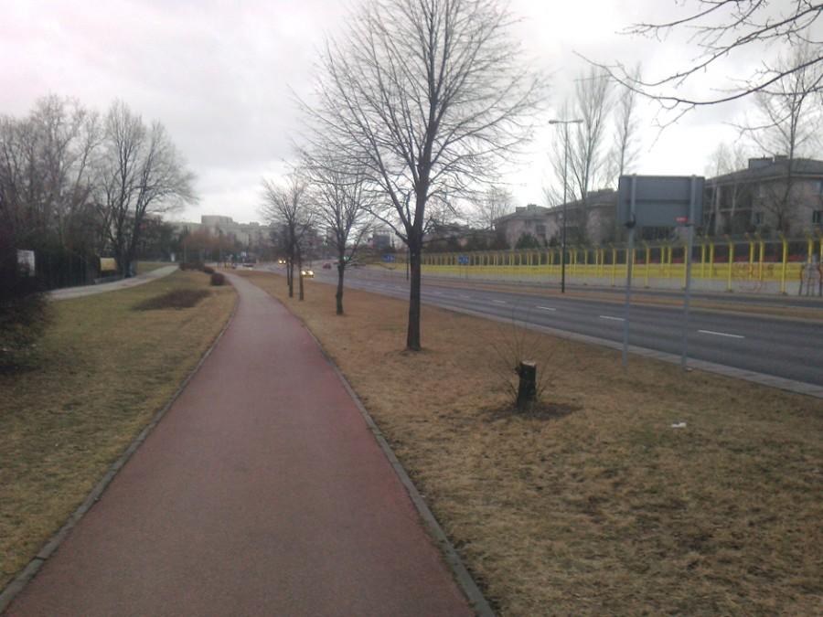 Dawno nie jechałem po niazaśnieżonej ścieżce rowerowej :)