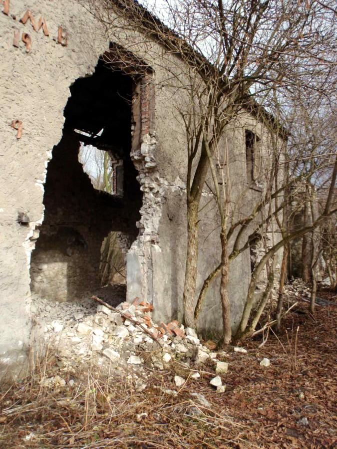 Zrujnowany młyn
