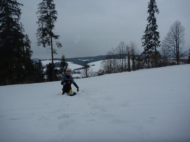 Śnieg po kolana, a nawet po pas ;)