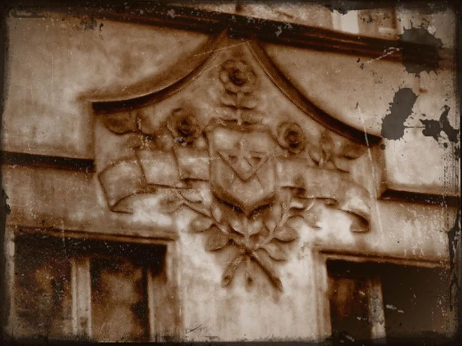 Symbol masonów z bliska. Mieszkał tu Herr Schultz.