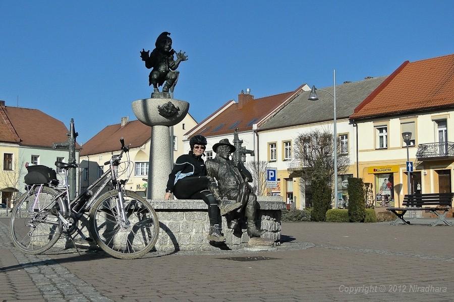 na rynku w Bieruniu