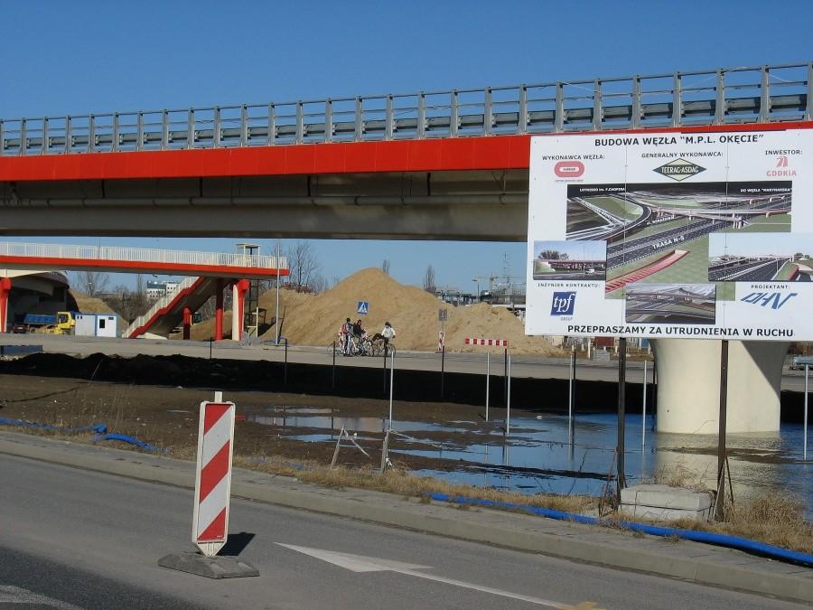 Trasa N-S na Okęciu
