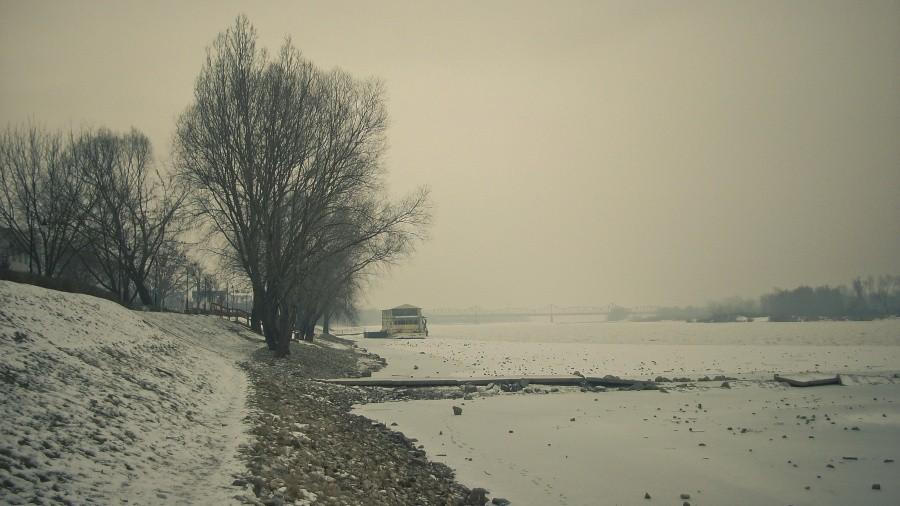 Wisła zimą
