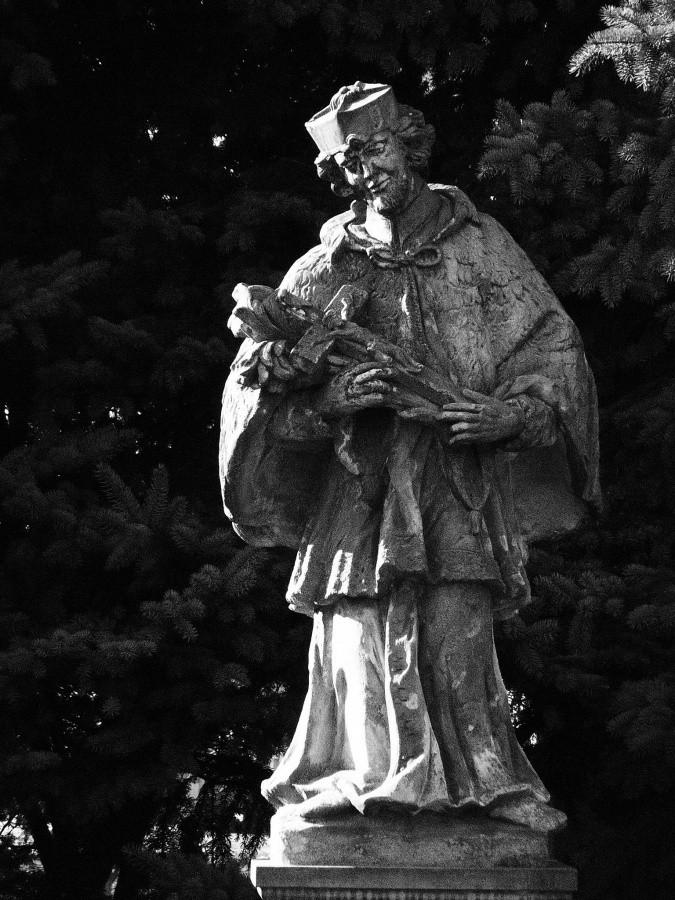 Figura Jana Nepomucena z 1776r. Lesznowola