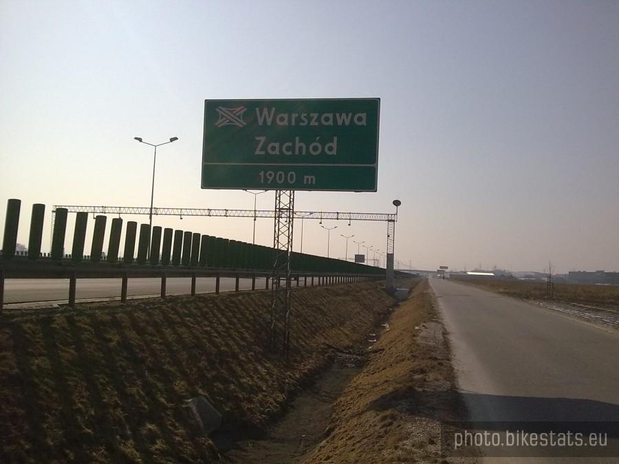 Trasa S8 koniec za 1900 Warszawa Zachód
