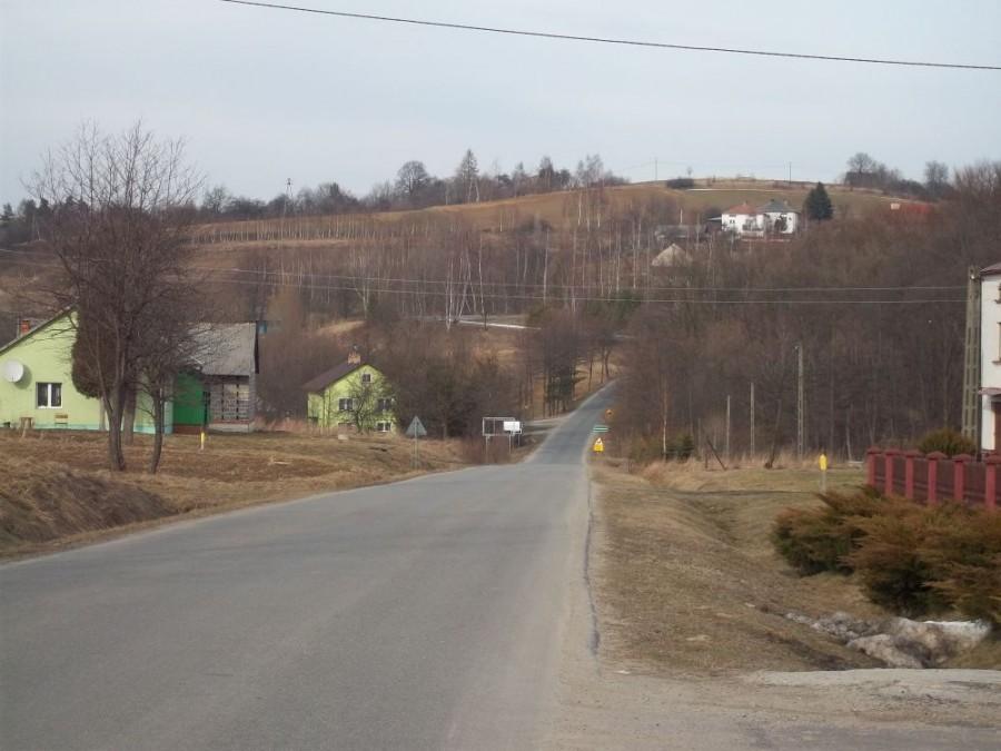 podjazd na serpentynke w Hermanowej