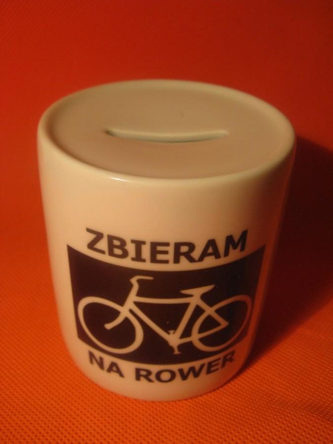Skarbonka "Zbieram na rower"