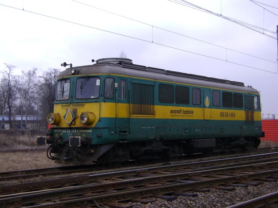Lokomotywa 060DA-149 należąca do Euronaft-u Trzebinia