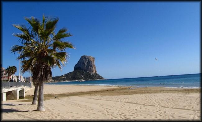 Słynna skała w Calpe
