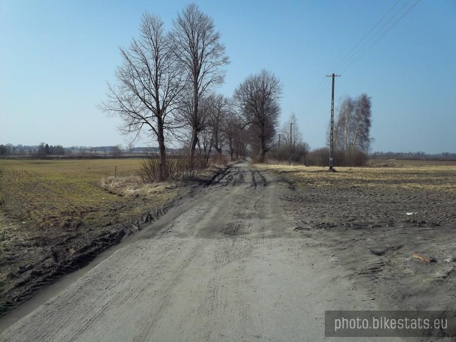 Każdy asfalt się kiedyś kończy - droga za Krankiem
