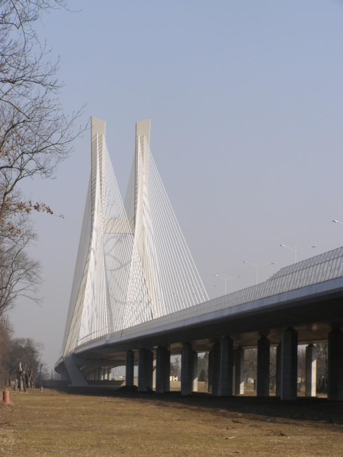 Most Rędziński, widok z Lasu Pilczyckiego