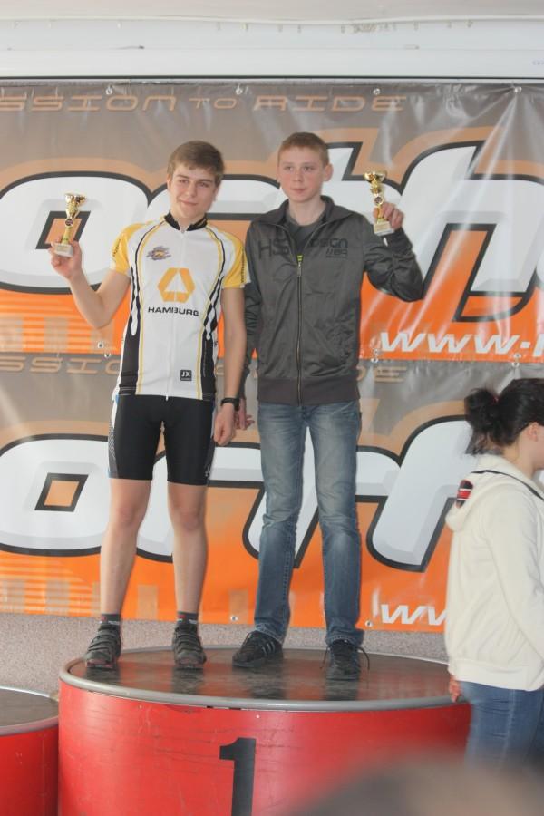 Moje drugie miejsce w kategorii FMJ na Northtec Mtb Zima w Józefowie 18.03.2012