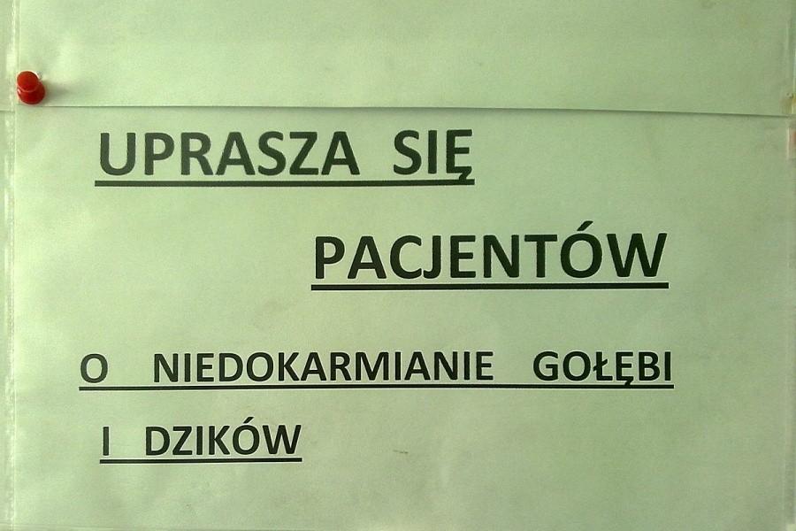 Ogłoszenie szpitalne