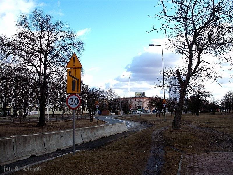 Wołoska przed przebudową.