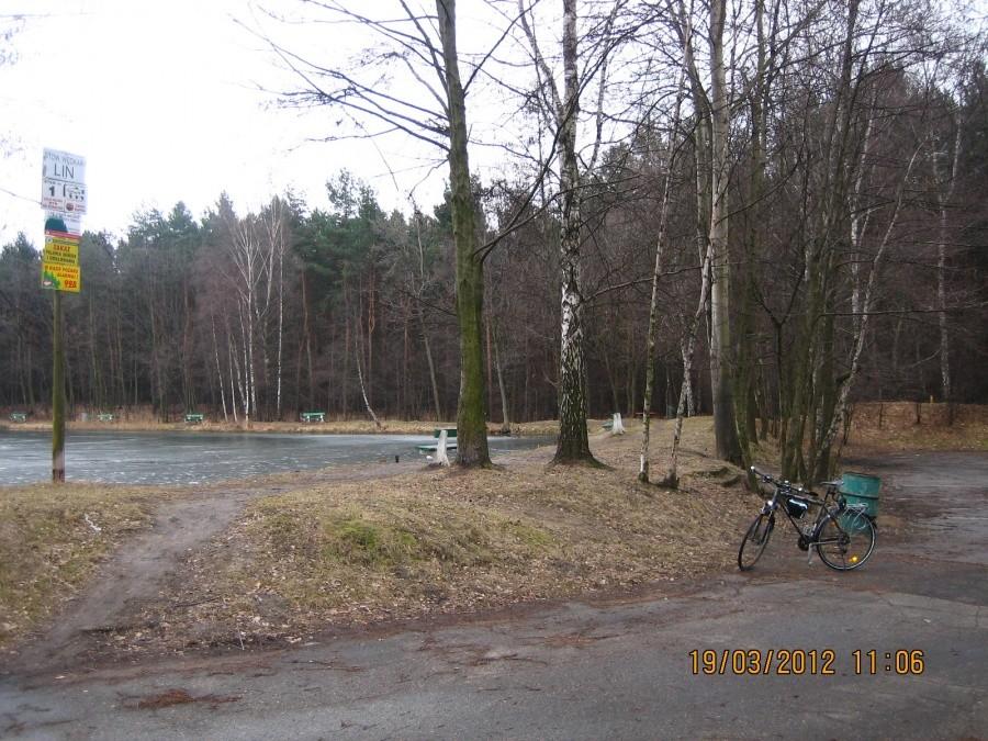 nad stawem Rybaczówka