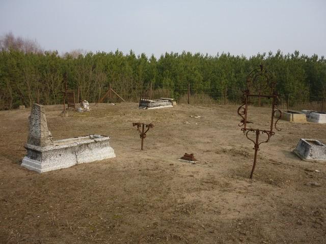 Kolejny widok cmentarza