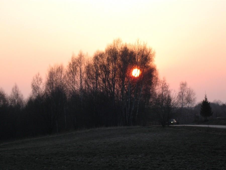 Słońce coraz niżej.