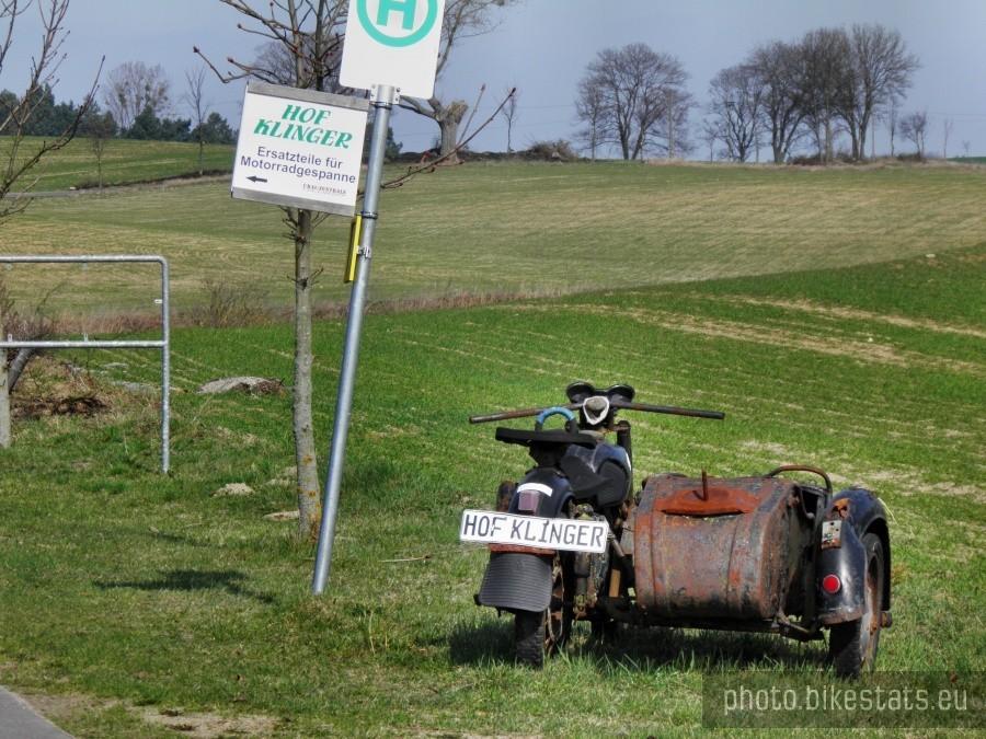 Hof Klinger - dwa kilometry przed miejscowością Bismark.