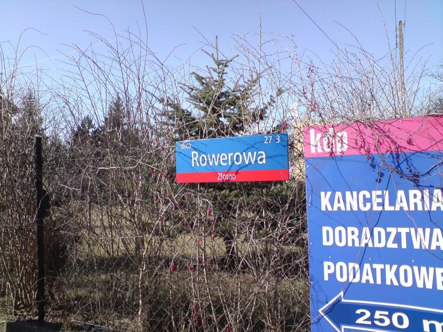 Ulica Rowerowa w Łodzi