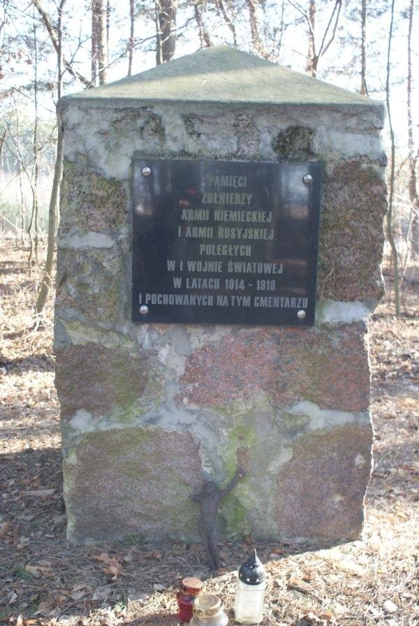 Pomnik z I wojny światowej w Dąbrówce