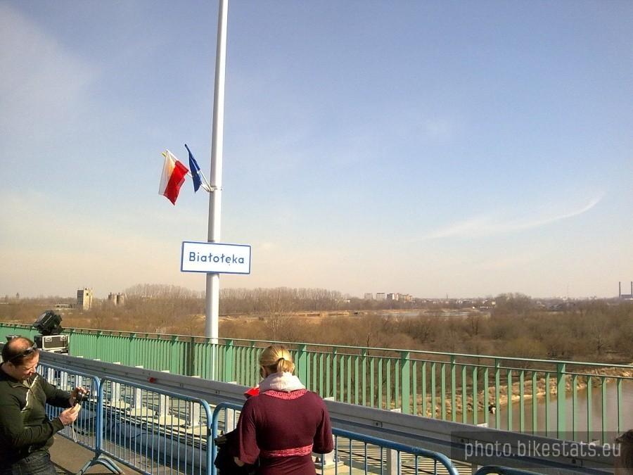 Most Północny - po drugiej stronie Wisły