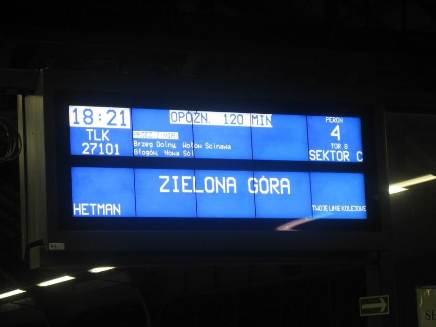 Opóźnienie pociągu