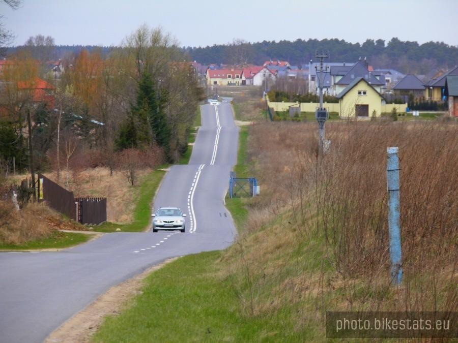 Na zdjęciu ulica Graniczna, ktora łączy Dobrą z Lubieszynem.