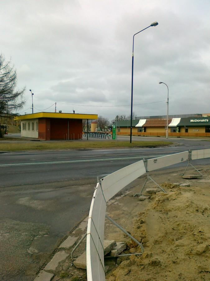 Ulica Górczewska, kolejny punkt wypożyczania rowerów