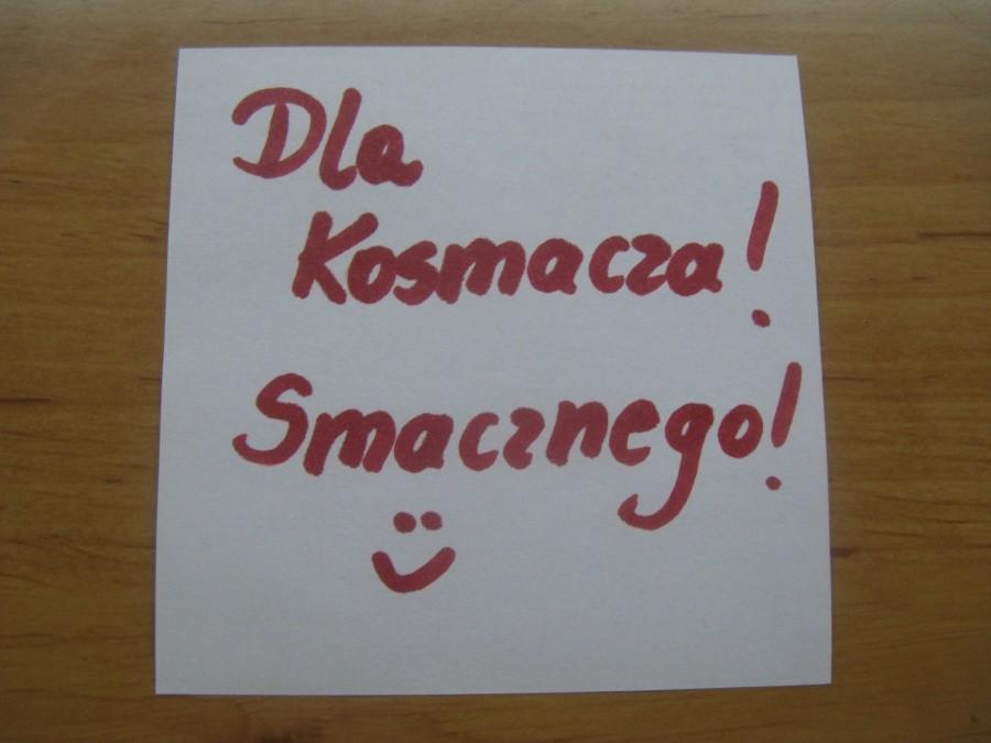 Asiczkowa karteczka ;-)