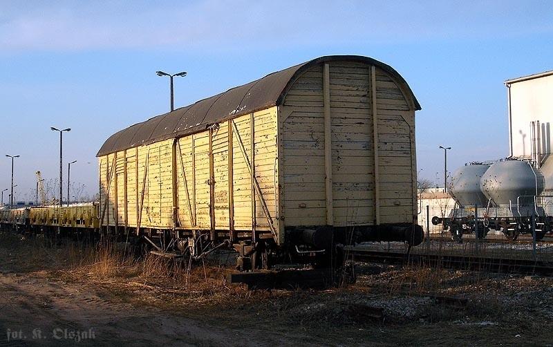 Wagon CIX na stacji Warszawa Praga