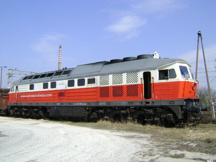 Lokomotywa BR 232 (293) na naszych tomaszowskich torach
