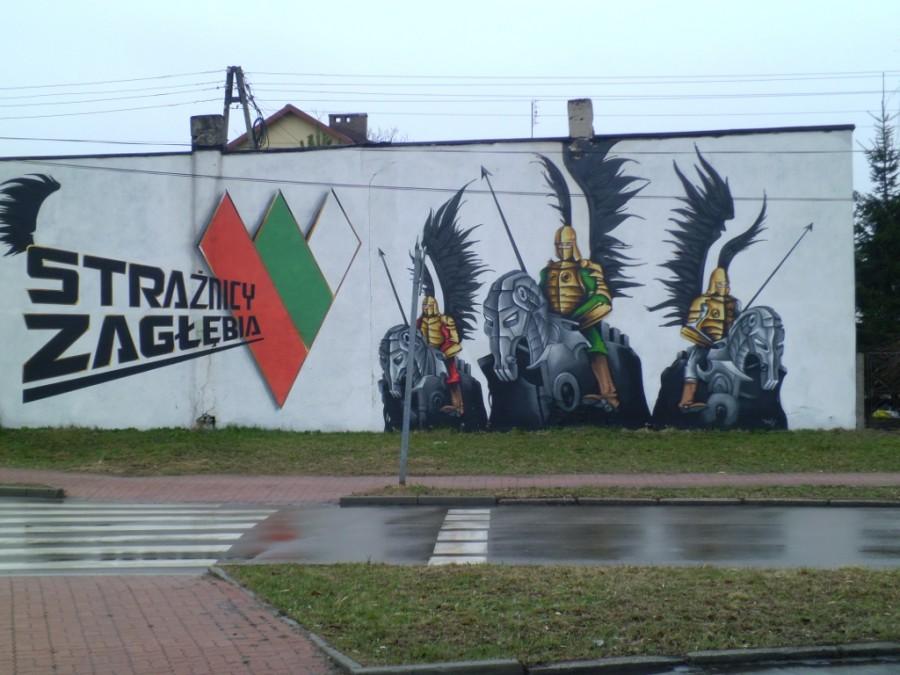 Wielkoformatowe graffiti na Kalinowej