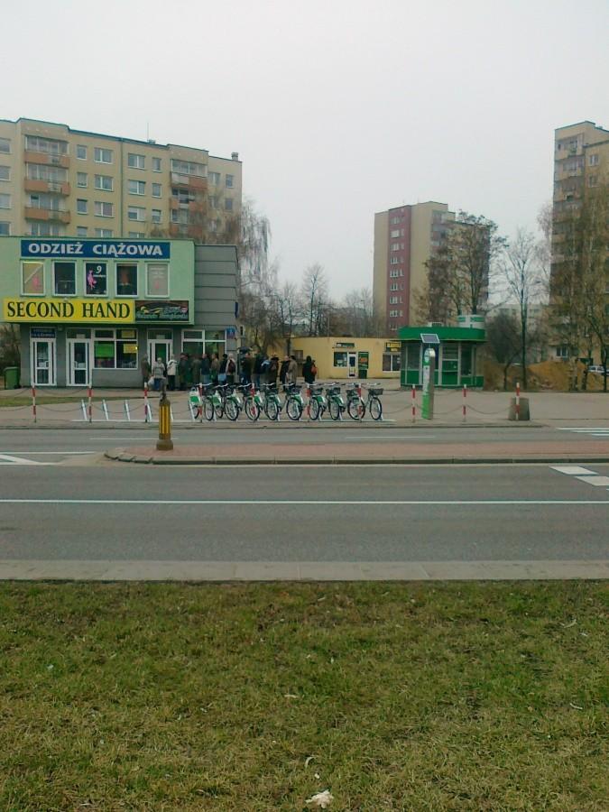 Punkt wypożyczania rowerów ZUS Wrocławska