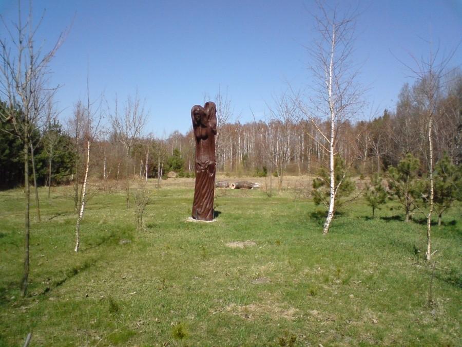 Ciekawa figura w Śmiechowicach