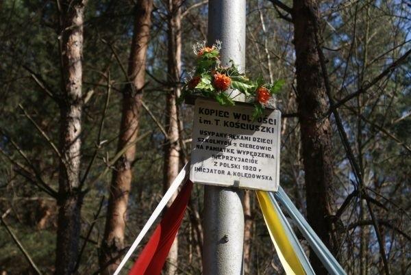 Kopiec Tadeusza Kościuszki usypany rękoma dzieci