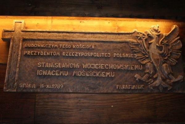 tablica w kruchcie