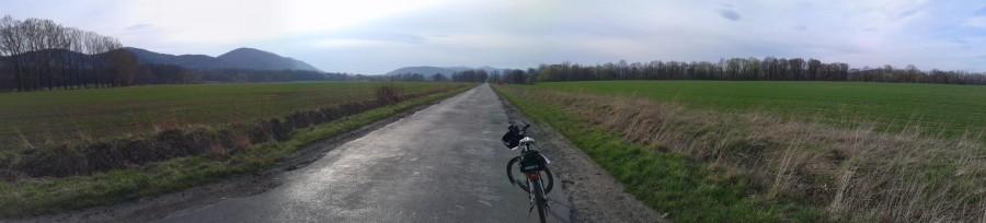 Panorama Dzbanów góry Bardeckie.