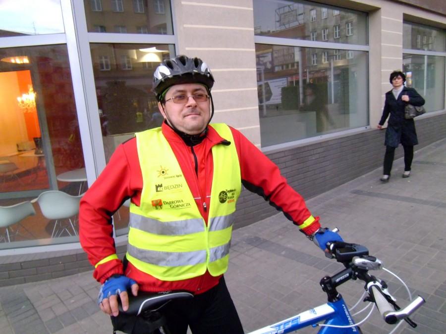 Adam i bohater późniejszej trasy Garmin